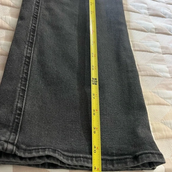 Women’s Levi’s Strauss heritage high rise kick boot grey jeans size 10 W30 - Picture 8 of 12